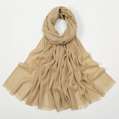 Bamboo Cotton Hijab Scarf(MH208)