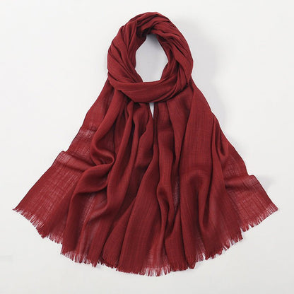 Bamboo Cotton Hijab Scarf(MH208)