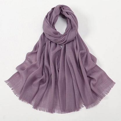 Bamboo Cotton Hijab Scarf(MH208)
