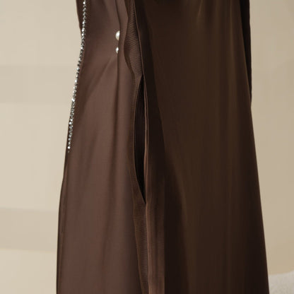 Batwing Abaya With Matching Hijab | Batwing Sleeve Abaya (MA041)