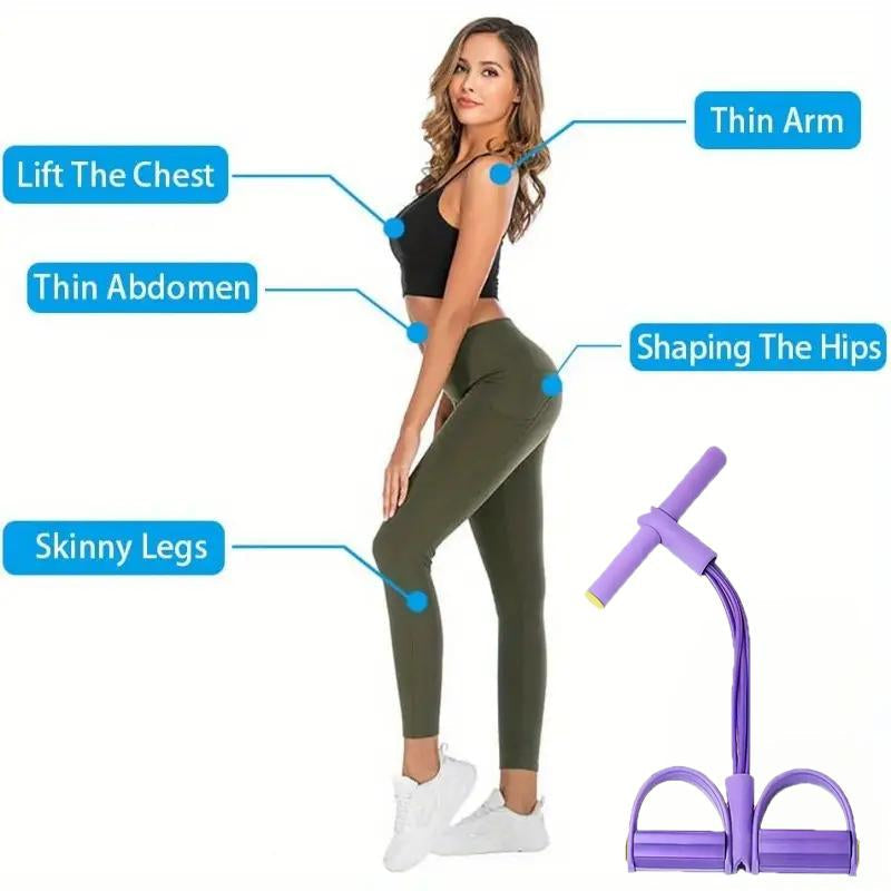 BazaarBox upgraded pedal resistance band for fitness, ankle pulling and stretching, suitable for men and women.
