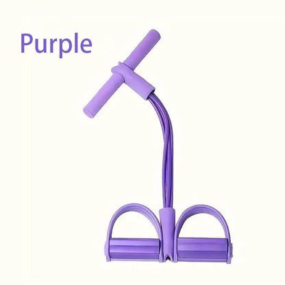 BazaarBox upgraded pedal resistance band for fitness, ankle puller stretching band, multi-functional tension rope for men and women.