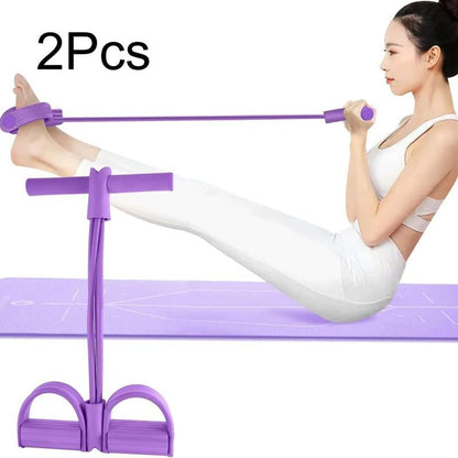 BazaarBox upgraded pedal resistance band for fitness, ankle puller stretching rope for men and women, multi-functional tension rope