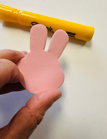 SHAPES ETC. Sticky Shape Notepad - Bunny With Ears