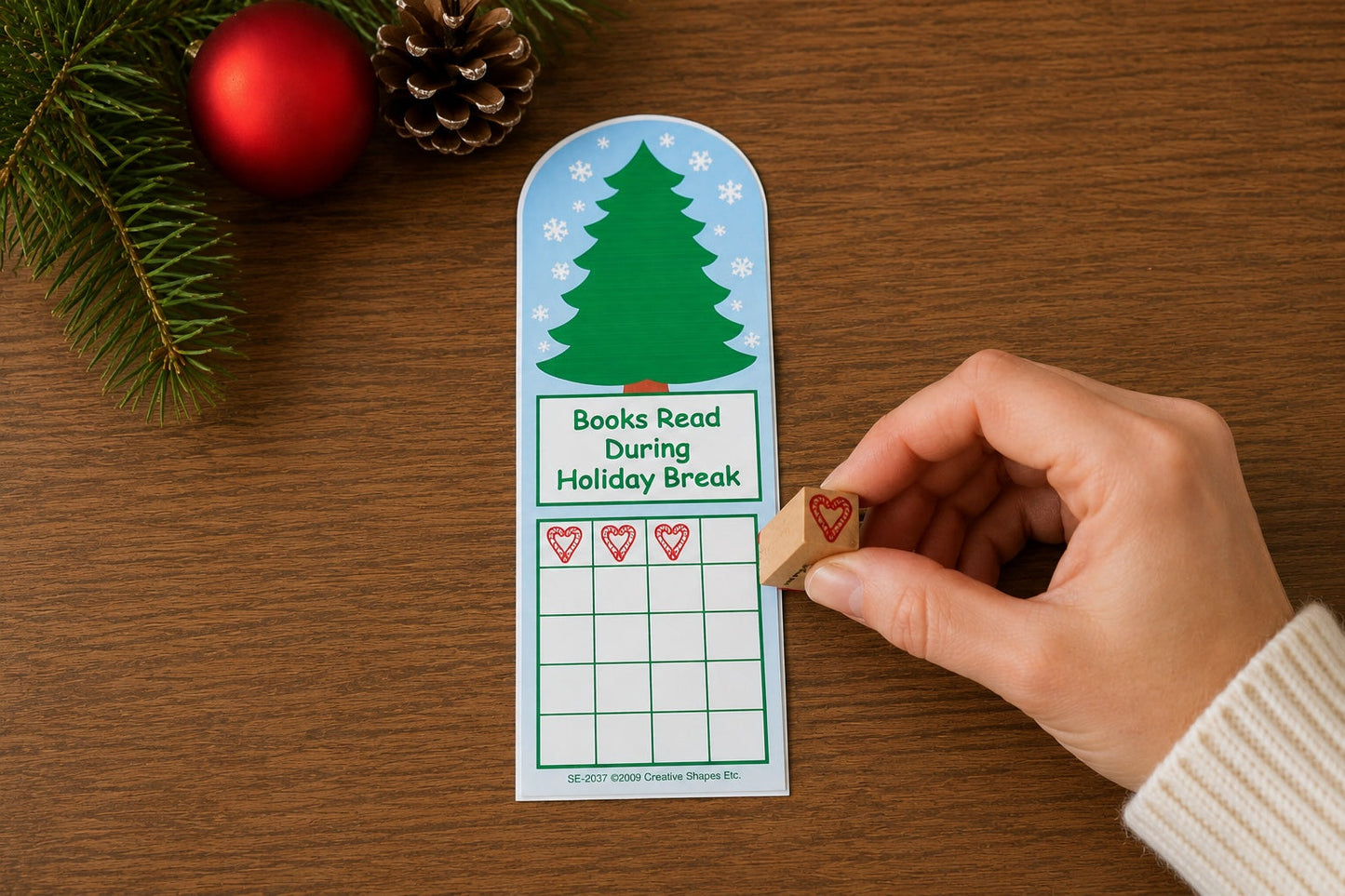 SHAPES ETC. Personal Incentive Chart - Fir Tree