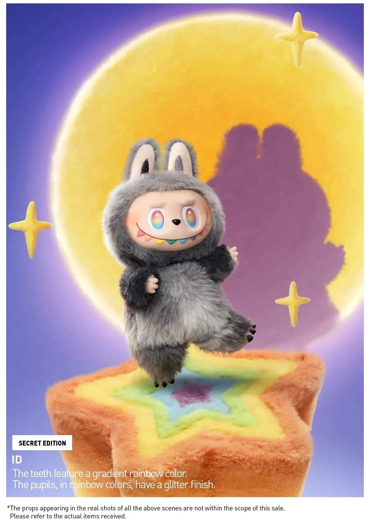 BuBu Craze Pop Mart Labubu Big Into Energy blind box toy featuring a colorful Labubu character with vibrant design.