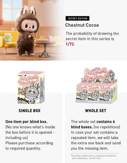 BuBu Craze Pop Mart Labubu exciting macaron blind box with colorful packaging and playful design.