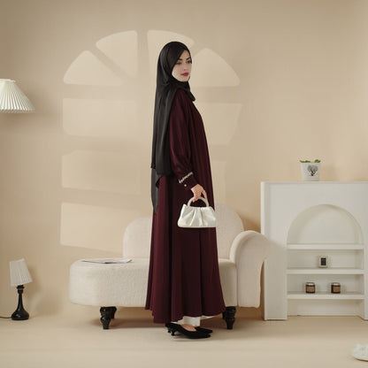 Cardigan Abaya, Western Style Abaya (MOA061)