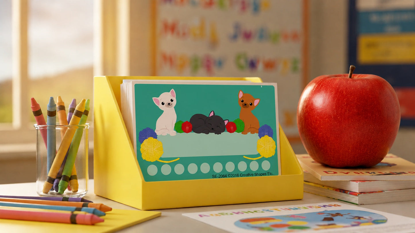 SHAPES ETC. Incentive Punch Cards - Cats