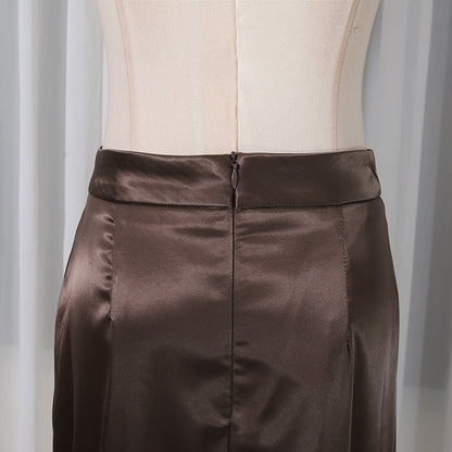 Corset Peplum Top & Maxi Skirt Set (MS396)