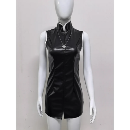 Misato Katsuragi EVA Cosplay Set – Red Jacket & Black Dress Costume