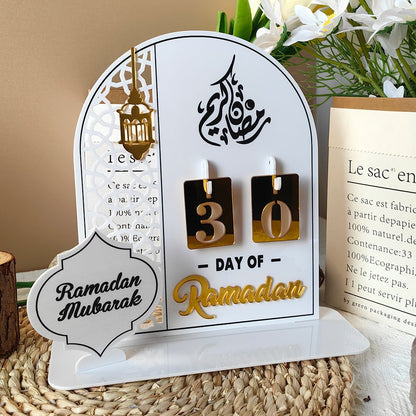 Creative Ramadan Countdown Acrylic Ornament (MAC381)