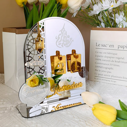 Creative Ramadan Countdown Acrylic Ornament (MAC381)