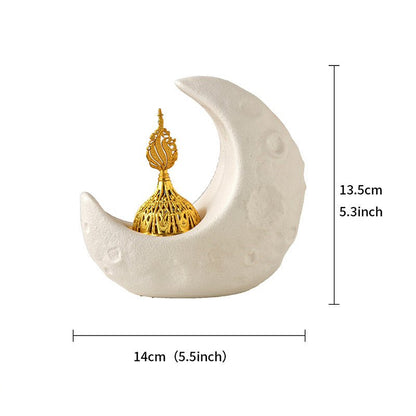 Crescent Ceramic Desktop Incense Burner (MAC400)