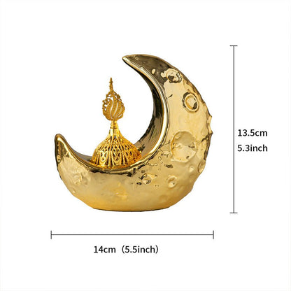 Crescent Ceramic Desktop Incense Burner (MAC400)