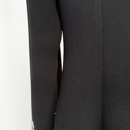 Crystal Embellished Blazer Evening Gown(MS300)