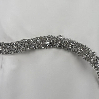Crystal Embellished Evening Gown(MS313)
