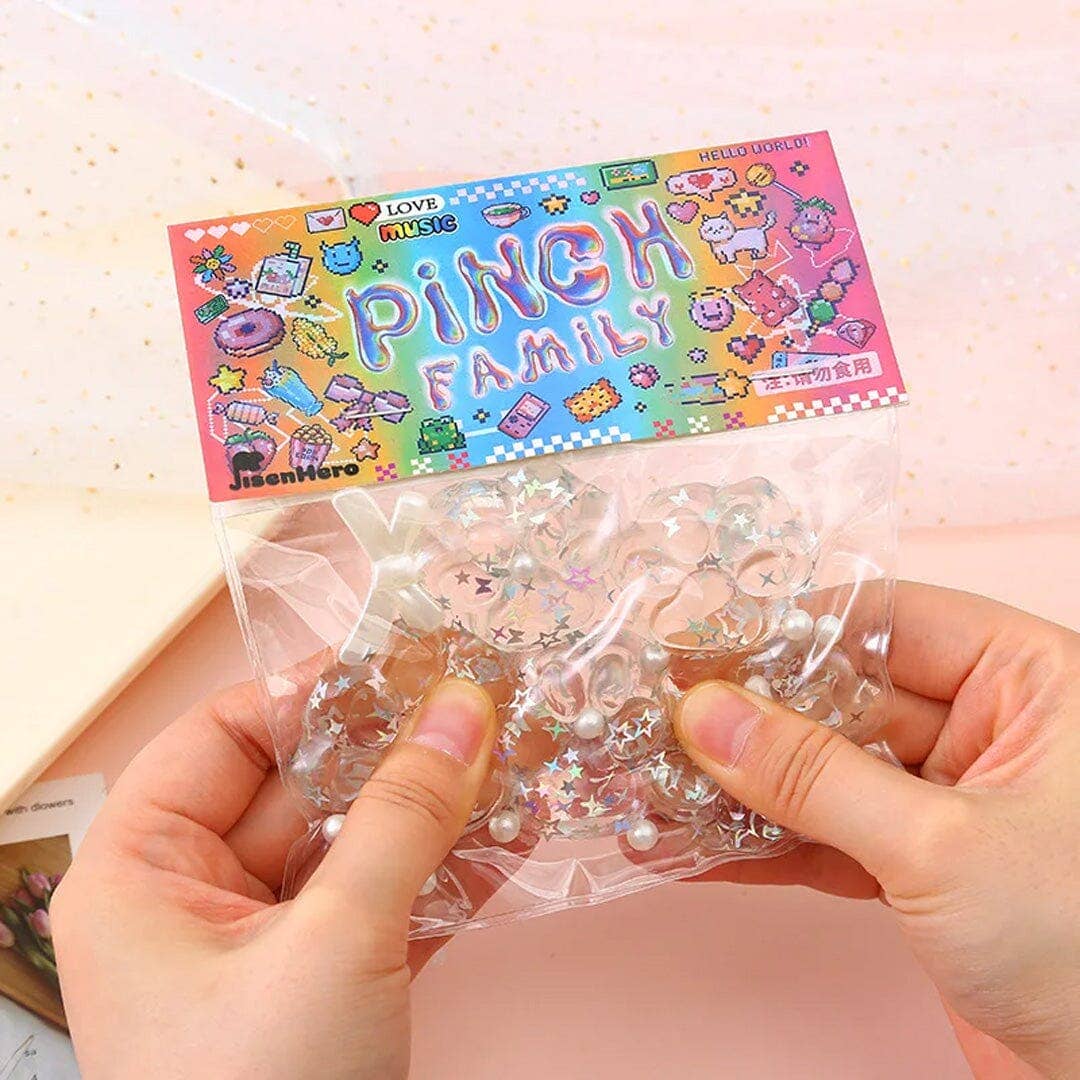 Pinch Family: Taba Squishy Transparent Cat Paw Fidget