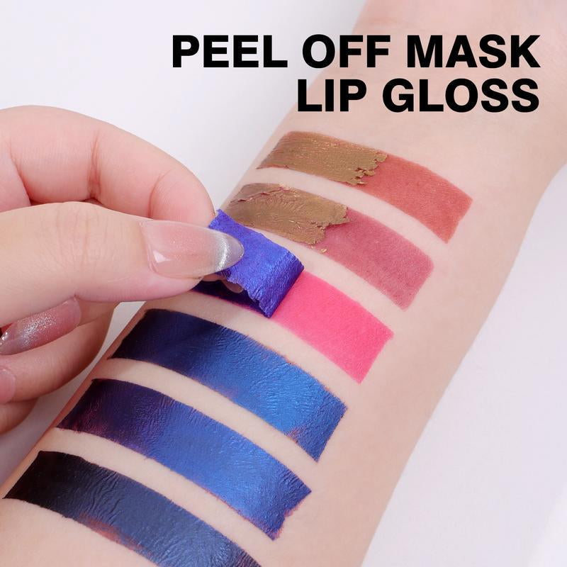 KAISASA Long-Lasting Waterproof Peel-Off Lipstick, Liquid Lipstick, with 24Hrs of Smooth, Buildable Color, Moisturizing Shine
