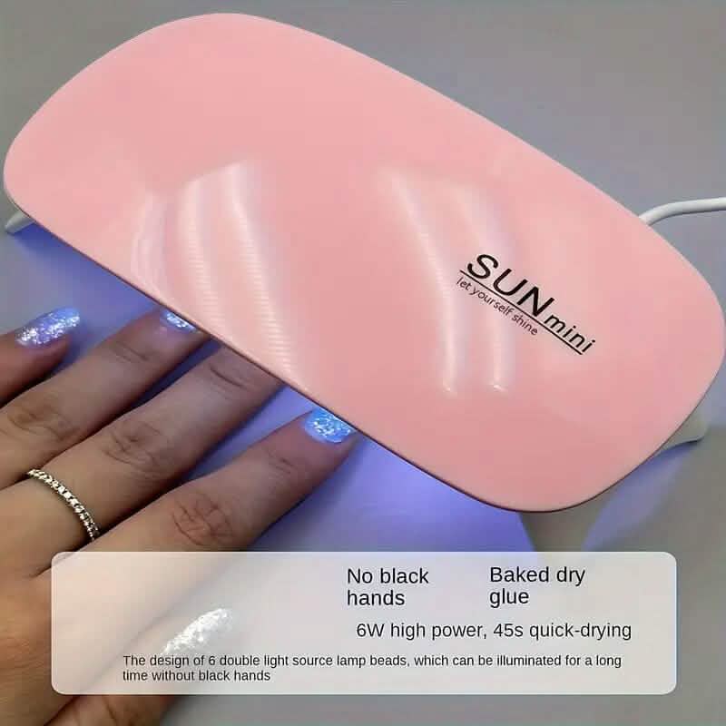 3 LED Mini UV/LED Nail Dryer from DailySale for quick, efficient curing of gel nails in beauty and personal care.