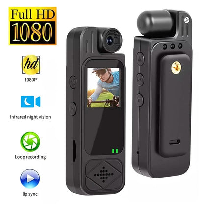 Premium portable body camera recorder by DailySale with HD video, SD card compatibility, compact design for personal security.