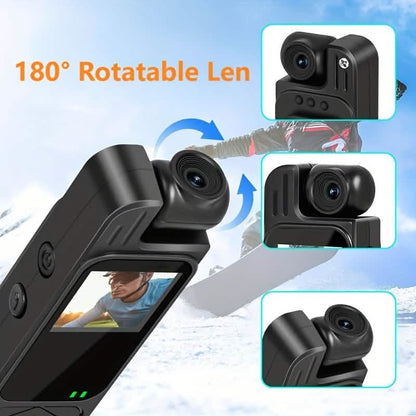 HD portable body camera recorder by DailySale, compatible with SD cards, designed for secure video recording on the go.