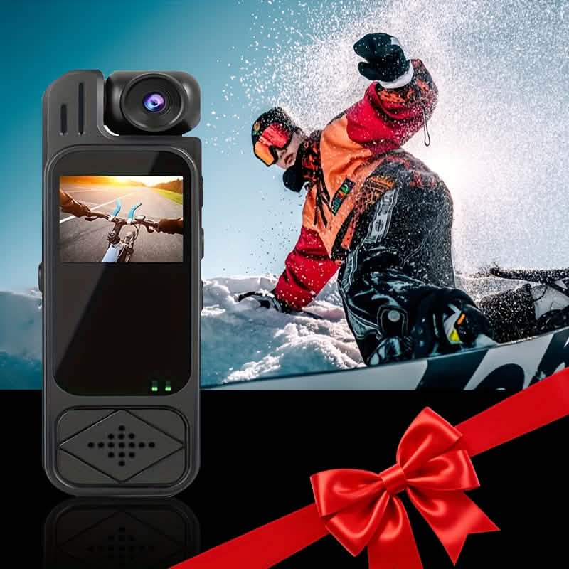 Premium portable body camera recorder in HD with SD card compatibility, designed for security and surveillance.