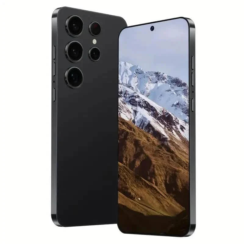 Black DailySale 5G Android 13 smartphone with 6.8-inch display, 48MP+108MP cameras, 6800mAh battery, 4GB RAM, 128GB storage