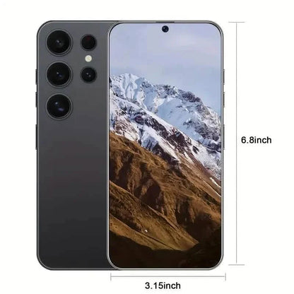 Black DailySale 5G Android 13 smartphone with 6.8-inch display, 48MP+108MP cameras, 6800mAh battery, 4GB RAM, 128GB storage, dual SIM