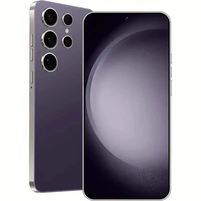 Black Android 13 5G smartphone with 6.8-inch display, dual SIM, 4GB RAM, 128GB storage, 48MP+108MP HD camera by DailySale