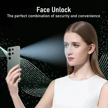 DailySale Android 13 5G smartphone with 6.8-inch display, dual SIM, 4GB RAM, 128GB storage, 48MP+108MP HD camera, black cell phone