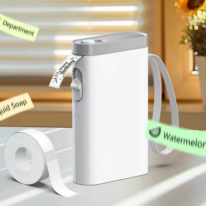 Wireless P21 Thermal Label Maker by DailySale, portable USB printer with paper roll, rechargeable, ink-free, ideal for school, office, art.