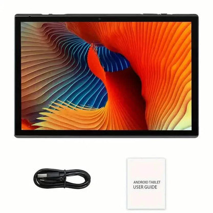 10-inch Android 12 tablet with 32GB storage, 4GB RAM, front and back cameras, by DailySale.