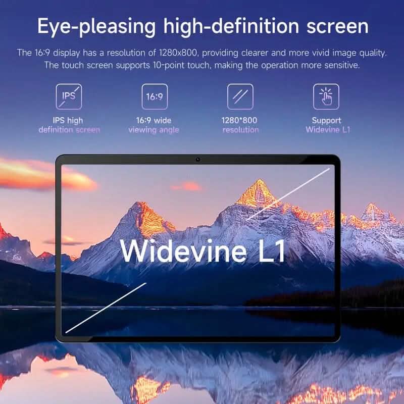 Android 14 tablet with 10.1-inch display, 12GB RAM, 128GB ROM, included keyboard and mouse from DailySale.