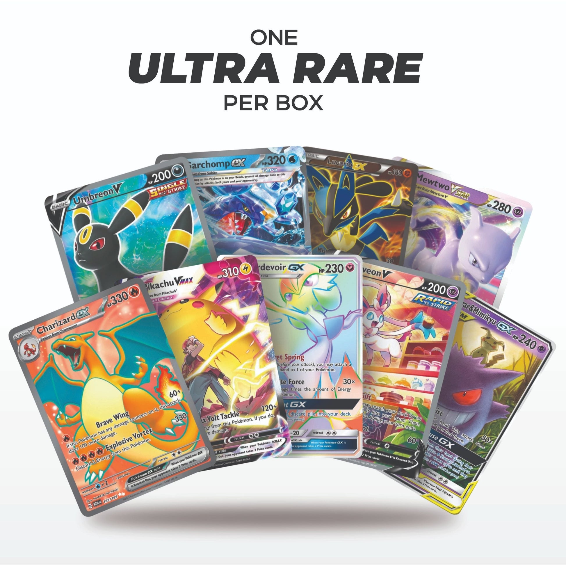 Pokémon Ultra Rare Battle Bundle with over 100 cards, featuring rare Pokémon cards from the popular Toys & Games collection.