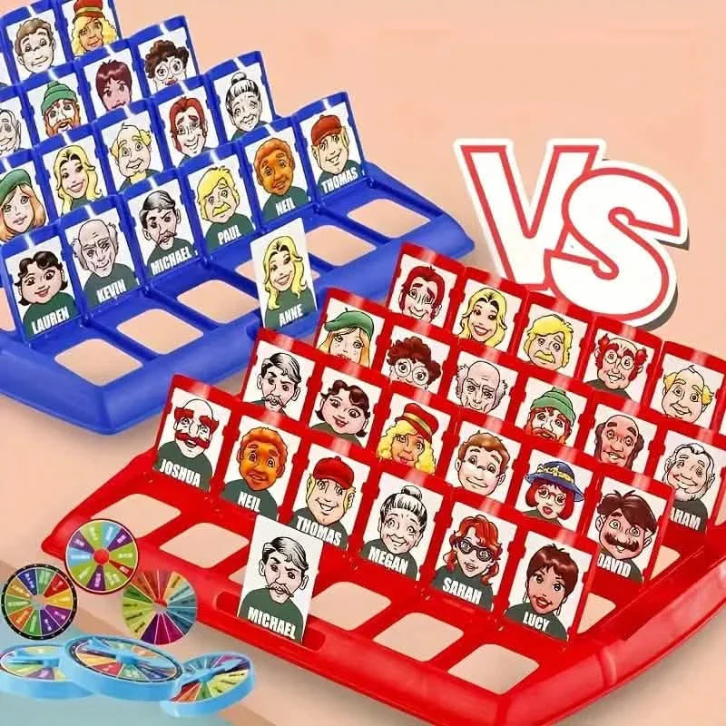 DailySale Who I Am guessing board game, desktop educational toy for kids, fun and interactive toy for learning and entertainment.