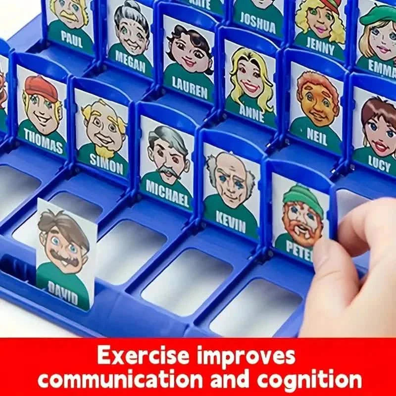 DailySale Who I Am guessing board game, desktop educational toy for children, educational toys and family game activity.