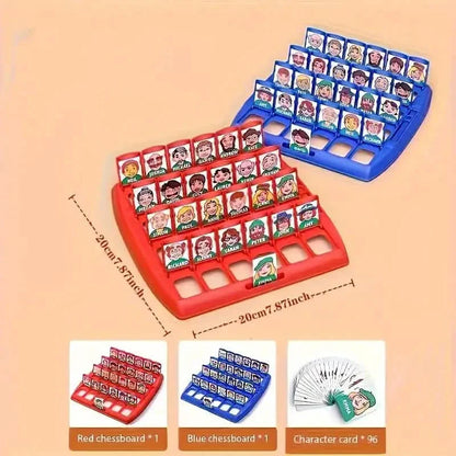 DailySale Who I Am guessing board game, desktop educational toy for kids, featuring colorful game pieces and engaging learning activities.