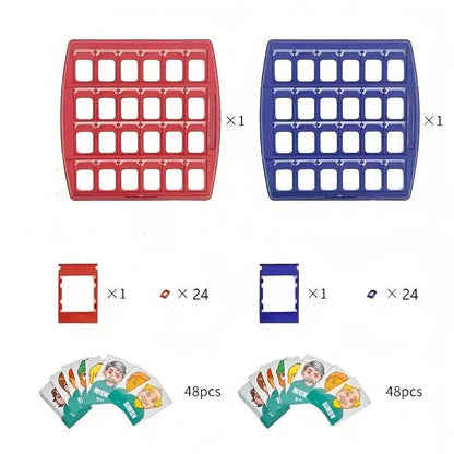 DailySale Who I Am guessing board game, educational desktop toy for kids, featuring colorful game pieces and engaging design.