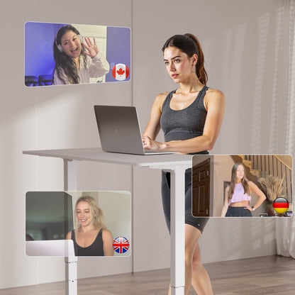 DeerRun Q2 Urban Smart Treadmill with incline, remote control, rose gold finish, compact design, ideal for walking and fitness.