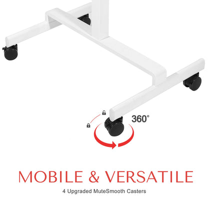 DeerRun® Adjustable Standing Desk for Treadmills, 31.5 inches long and 18.9 inches wide, with a large rolling surface for laptops.