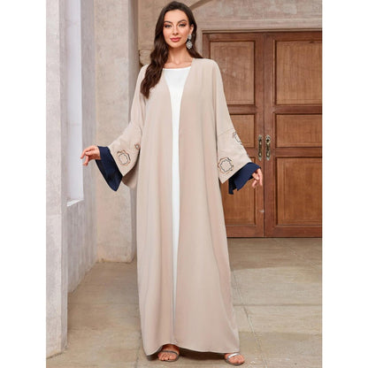 Desert Mirage Cardigan Set | Modest Muslim Luxury Batwing Sleeve Abaya (MOA182)