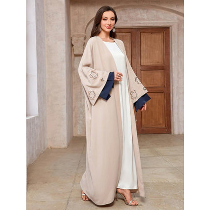 Desert Mirage Cardigan Set | Modest Muslim Luxury Batwing Sleeve Abaya (MOA182)