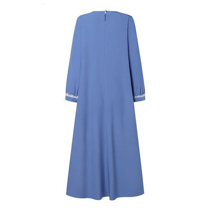 Designer Casual Abaya With Lace Detailing (MA146)