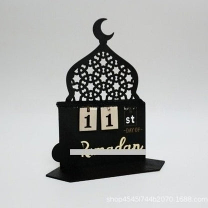 DIY Wooden Star & Moon Countdown Calendar (MAC337）