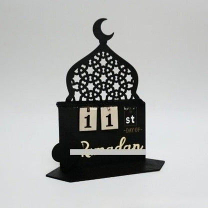 DIY Wooden Star & Moon Countdown Calendar (MAC337）