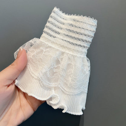 Double Layer Lace Ruffle Cuff Sleeves (MAC421)