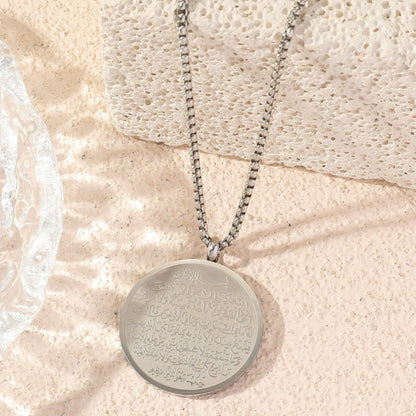 Double-Sided Titanium Steel Necklace(MAC224)(WITH GIFT BOX)