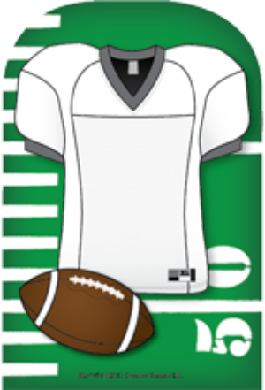 Sports Jersey Classroom Large Notepad