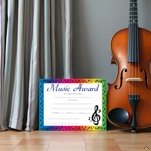 SHAPES ETC. Recognition Certificate - Music Award